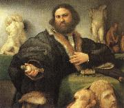 Lorenzo Lotto Andrea Odoni oil on canvas
